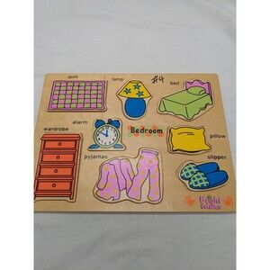 Bright Ideas 8 Piece Wooden Bedroom Children's Puzzle